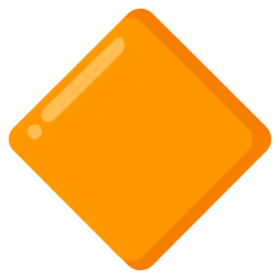 Large Orange Diamond — Google