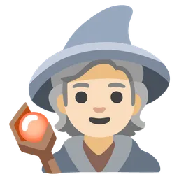 Mage: Light Skin Tone — Google