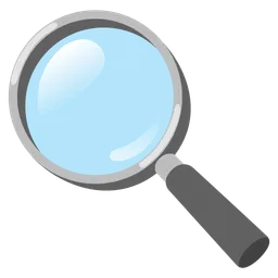 Left-Pointing Magnifying Glass — Google