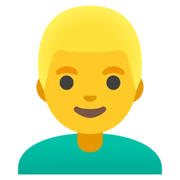 Man: Blond Hair — Google