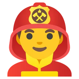 Man Firefighter — Google