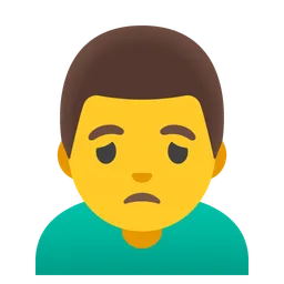 찡그린 남자 — Google