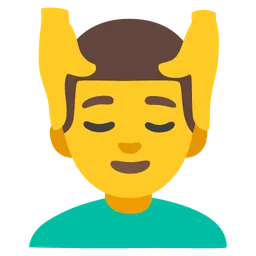 Man Getting Massage — Google