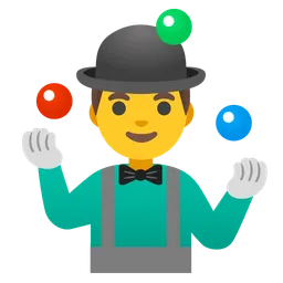 Man Juggling — Google