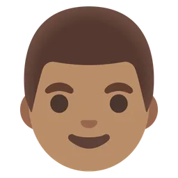 Man: Medium Skin Tone — Google