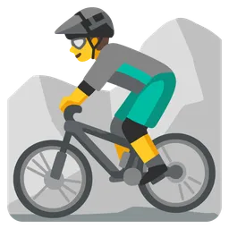 Man Mountain Biking — Google