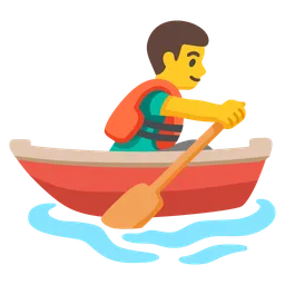 Man Rowing Boat — Google