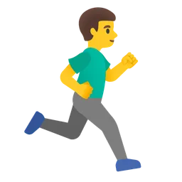 Man Running Facing Right — Google