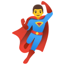 Man Superhero — Google