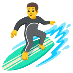 Man Surfing — Google