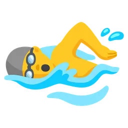 Man Swimming — Google