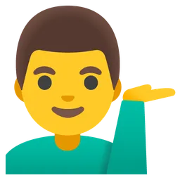 Man Tipping Hand — Google