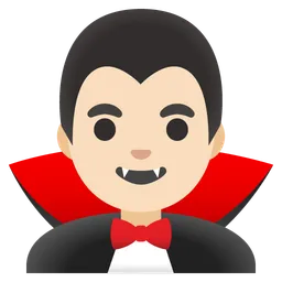 Man Vampire: Light Skin Tone — Google