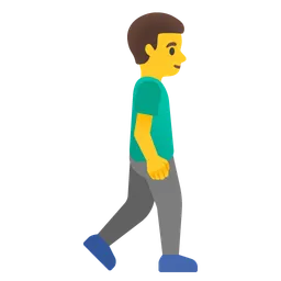 Man Walking Facing Right — Google