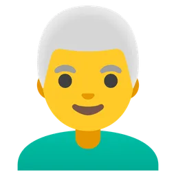 Man: White Hair — Google
