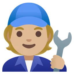 Mechanic: Medium-Light Skin Tone — Google