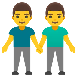 Two Men Holding Hands — Google