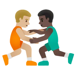 Men Wrestling: Medium-Light Skin Tone, Dark Skin Tone Google
