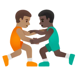 Men Wrestling: Medium Skin Tone, Dark Skin Tone Google