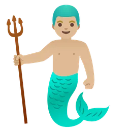 Merman: Medium-Light Skin Tone — Google