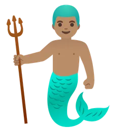 Merman: Medium Skin Tone — Google