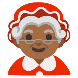Mrs. Claus: Medium-Dark Skin Tone — Google