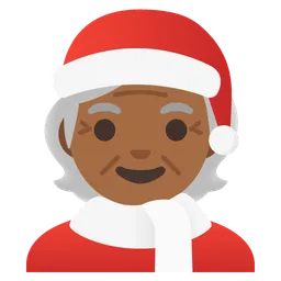 Mx Claus: Medium-Dark Skin Tone — Google