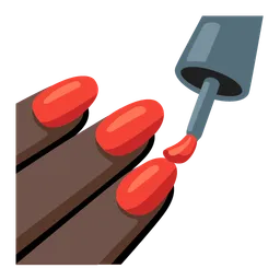 Nail Polish: Dark Skin Tone — Google