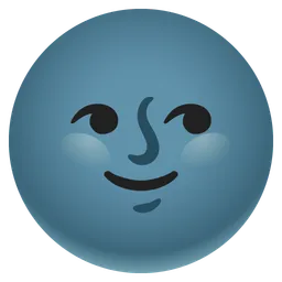 New Moon with Face — Google