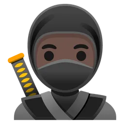 Ninja: Dark Skin Tone — Google