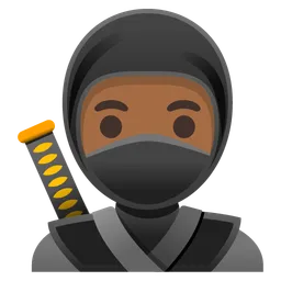 Ninja: Medium-Dark Skin Tone — Google