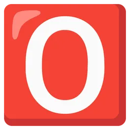 Negative Squared Latin Capital Letter O — Google