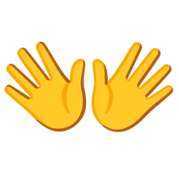 Open Hands Sign — Google