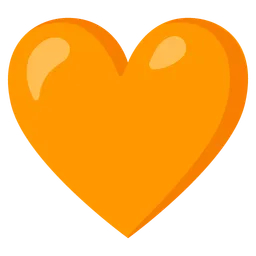 Orange Heart — Google