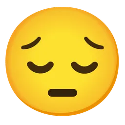 Pensive Face — Google