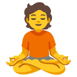 Person in Lotus Position — Google