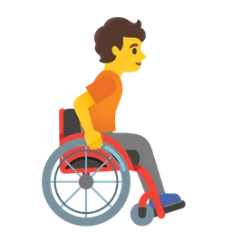 Person in Manual Wheelchair Facing Right — Google