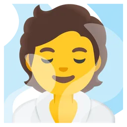 Person in Steamy Room — Google