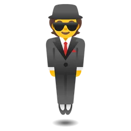 Man in Business Suit Levitating — Google