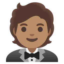 Person in Tuxedo: Medium Skin Tone — Google