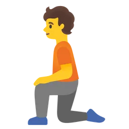Kneeling Person — Google