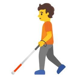 Person with White Cane — Google