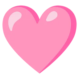 Pink Heart — Google