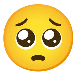 Face with Pleading Eyes — Google