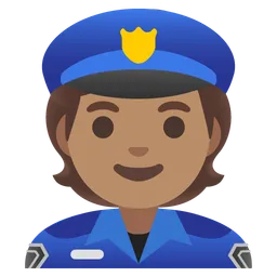 Police Officer: Medium Skin Tone — Google