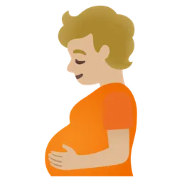 Pregnant Person: Medium-Light Skin Tone — Google