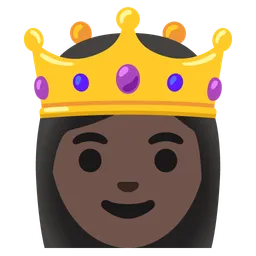 Princess: Dark Skin Tone — Google