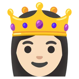 Princess: Light Skin Tone — Google