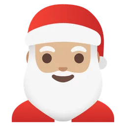 Santa Claus: Medium-Light Skin Tone — Google