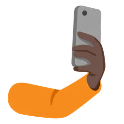 Selfie: Dark Skin Tone — Google